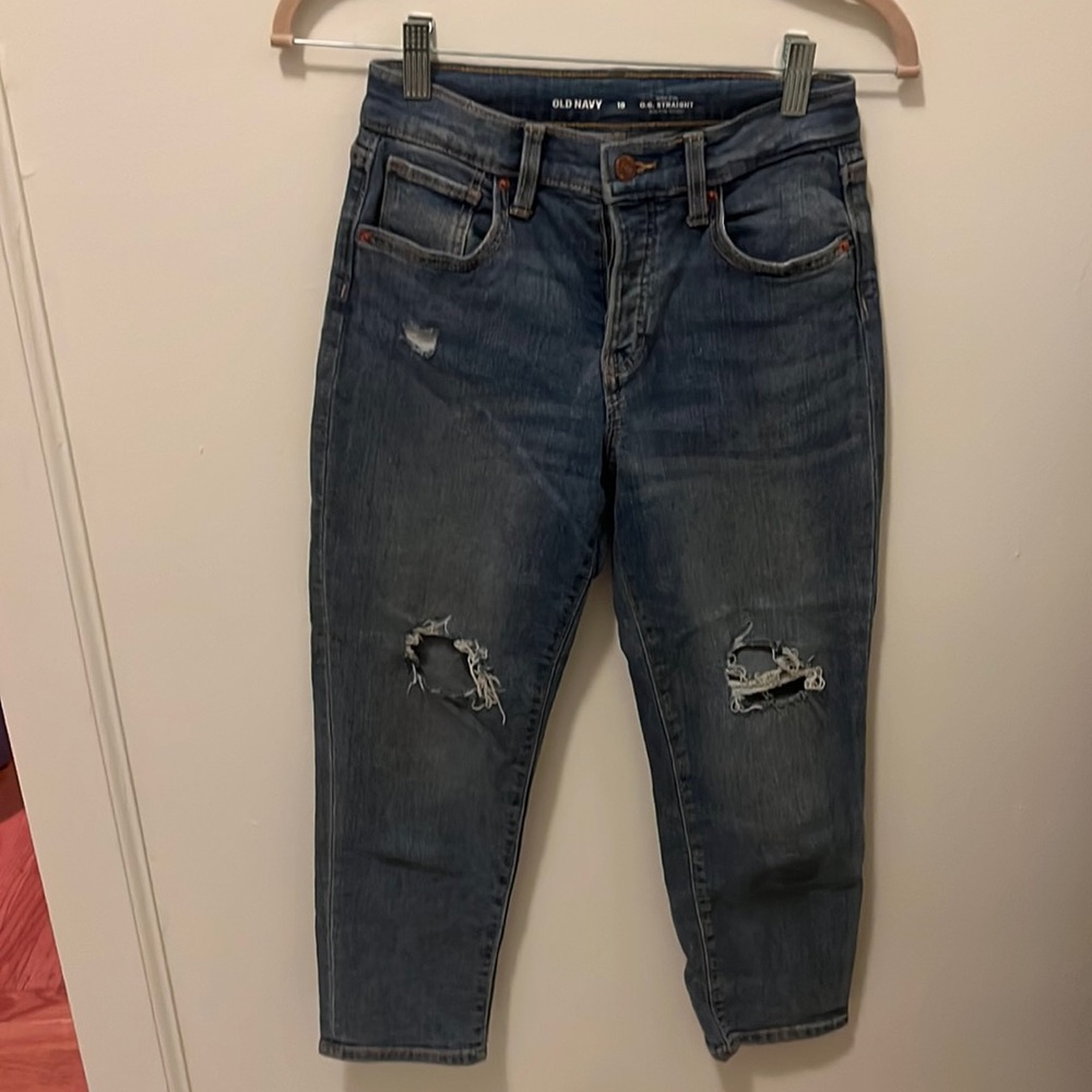 Girl’s Old Navy O.G. Straight Jeans. Size 10